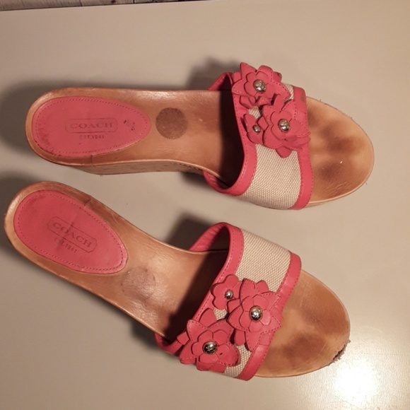 COACH WOMEN'S PLATFORMS SIZE 8.5 - Picture 4 of 8